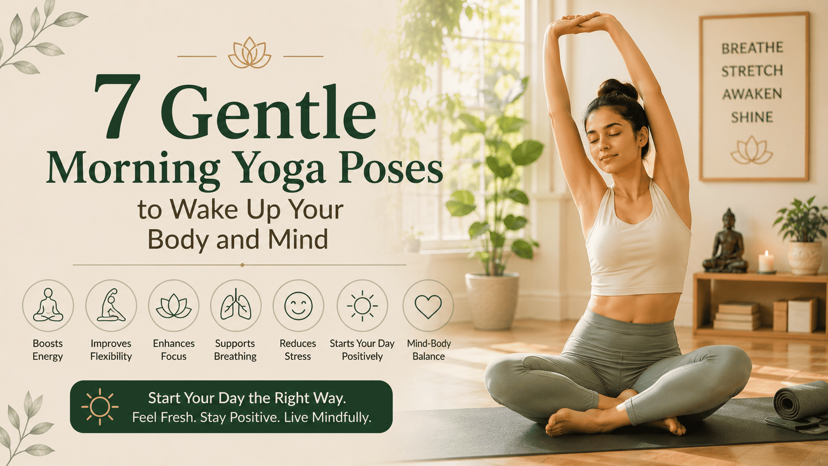 7 Gentle Morning Yoga Poses to Wake Up Your Body and Mind
