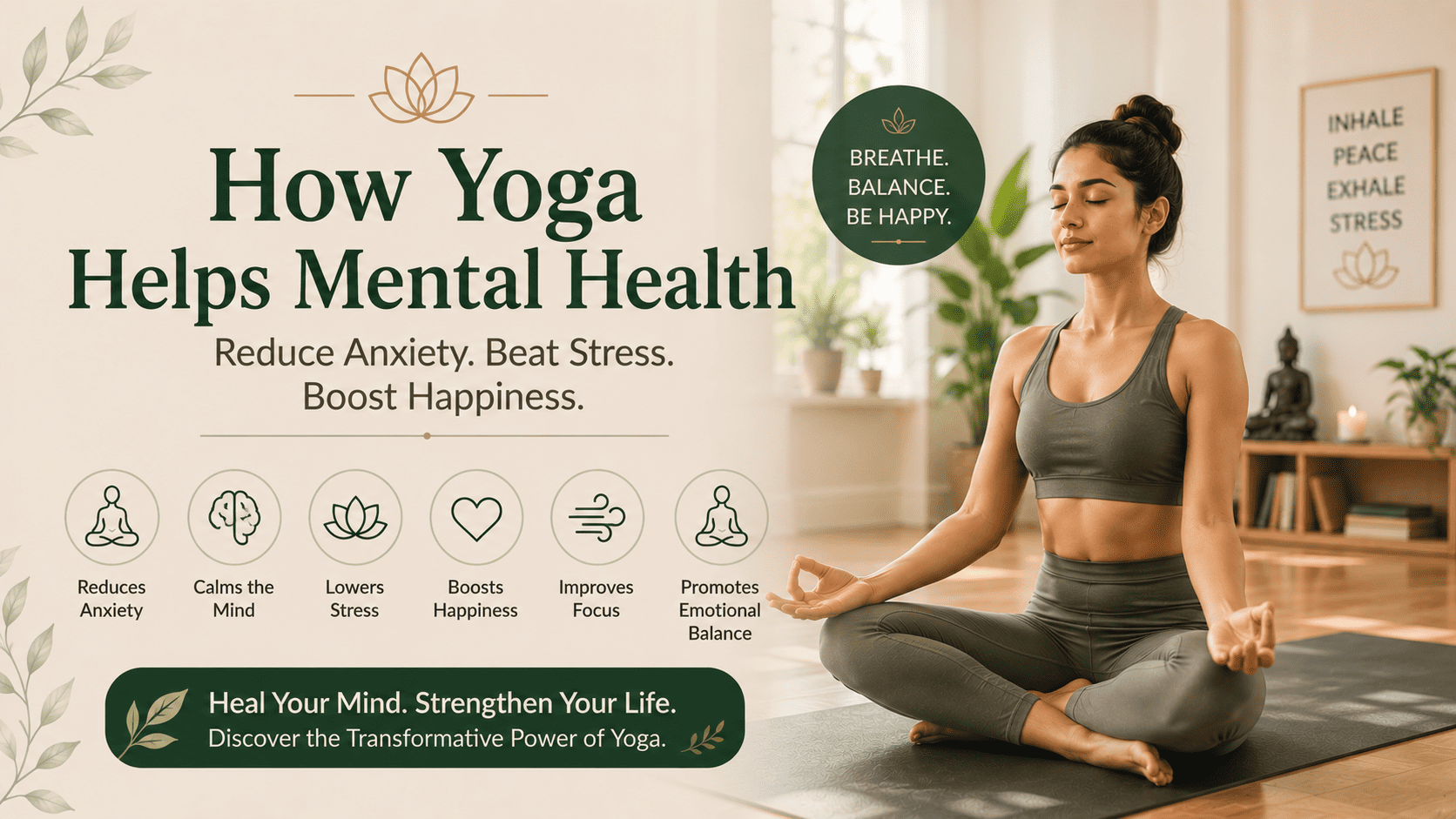How Yoga Helps Mental Health: Reduce Anxiety, Beat Stress & Boost Happiness