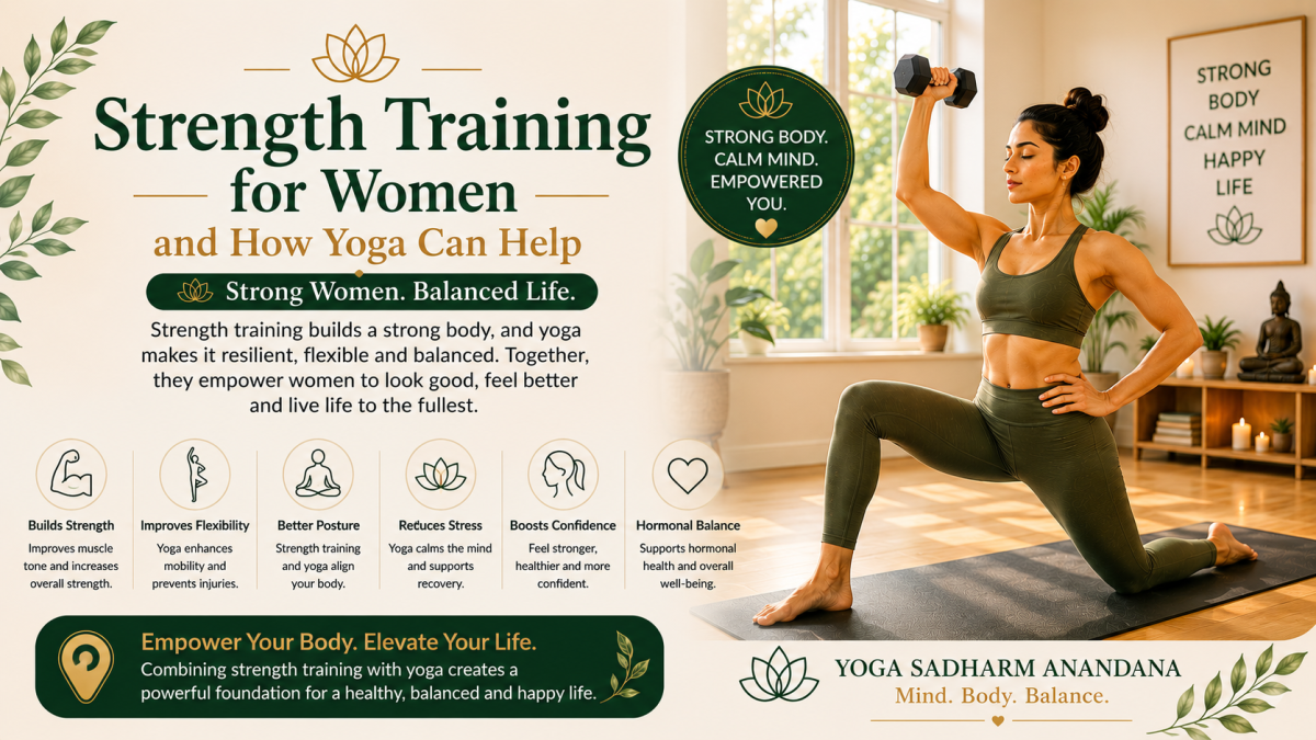 Strength Training for Women and How Yoga Can Help | Yoga Sadharm Anandana