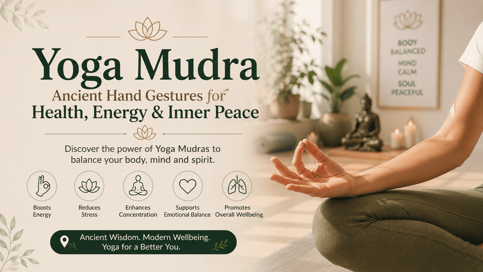 Yoga Mudra: Ancient Hand Gestures for Health, Energy & Inner Peace